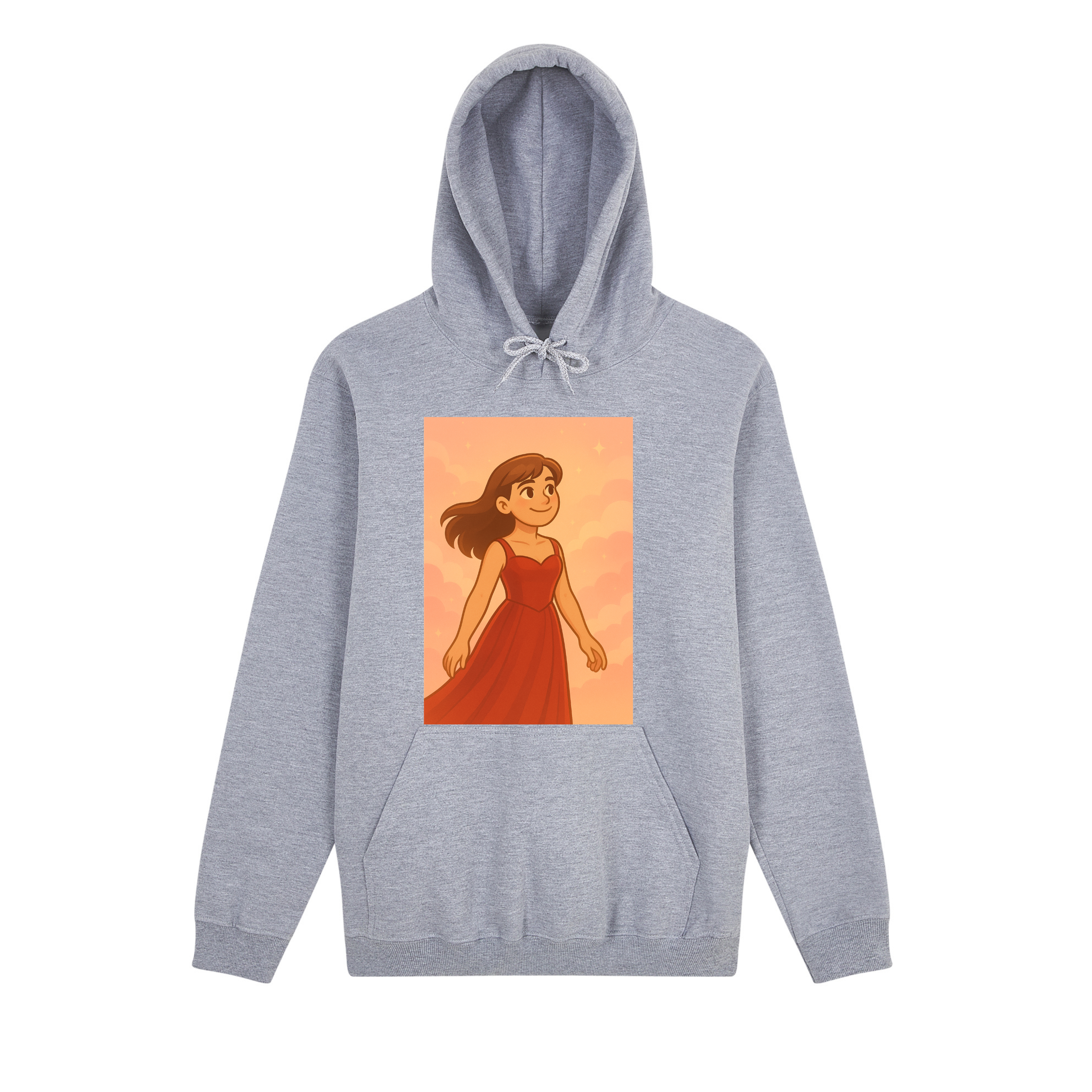 Golden Drift – Free Spirit Glow Hoodie (Design 7)