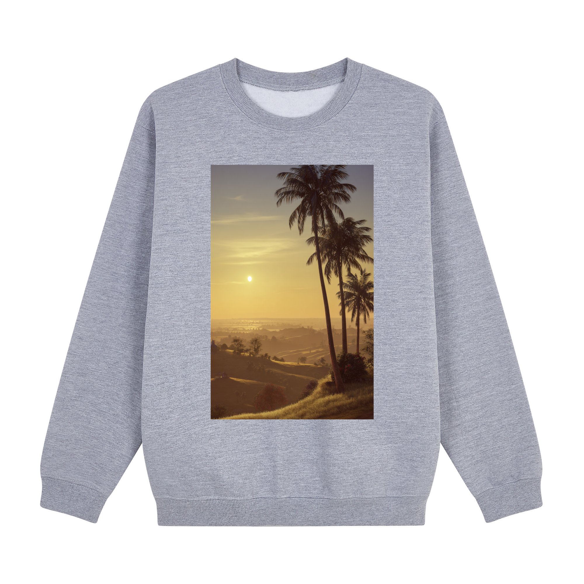 sweatshirt sunset
