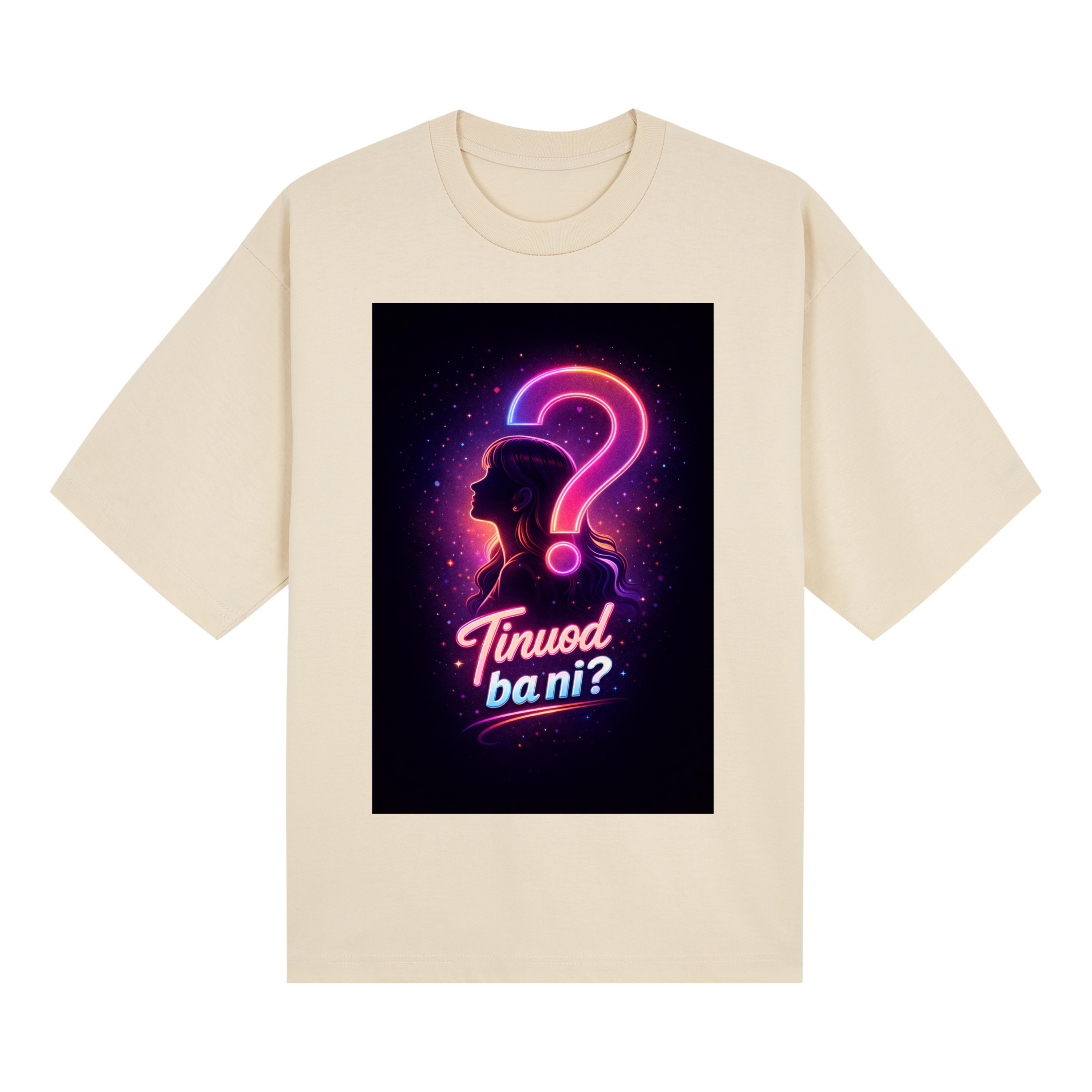 Neon Mystery Silhouette Tee (Design 9)